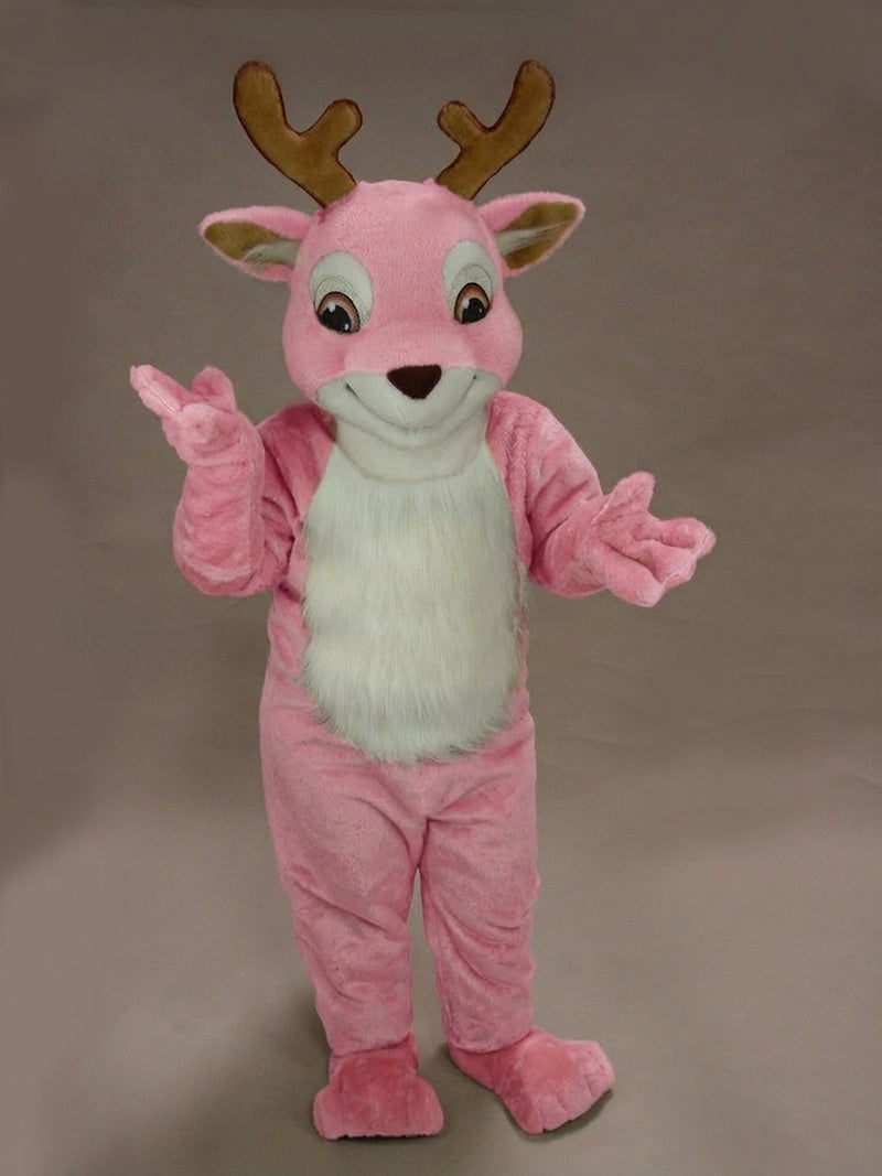 Fawn Baby Deer Mascot - Short fur / Pink mascot costume