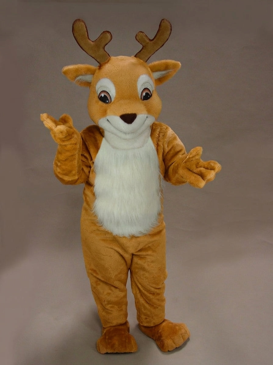 Fawn Baby Deer Mascot - Short fur / Tan mascot costume