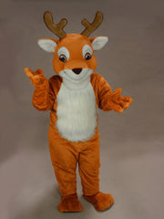 Fawn Baby Deer Mascot - Short fur / Tiger Orange mascot costume