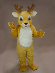 Fawn Baby Deer Mascot - Short fur / Yellow mascot costume