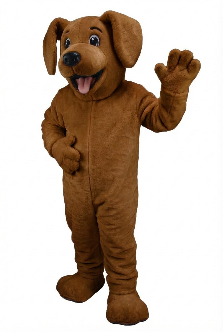 Fido Dog Mascot - Medium fur / Brown mascot costume