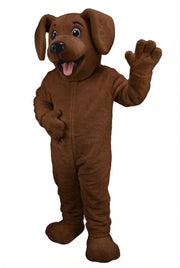 Fido Dog Mascot - Short fur / Chocolate Brown mascot costume