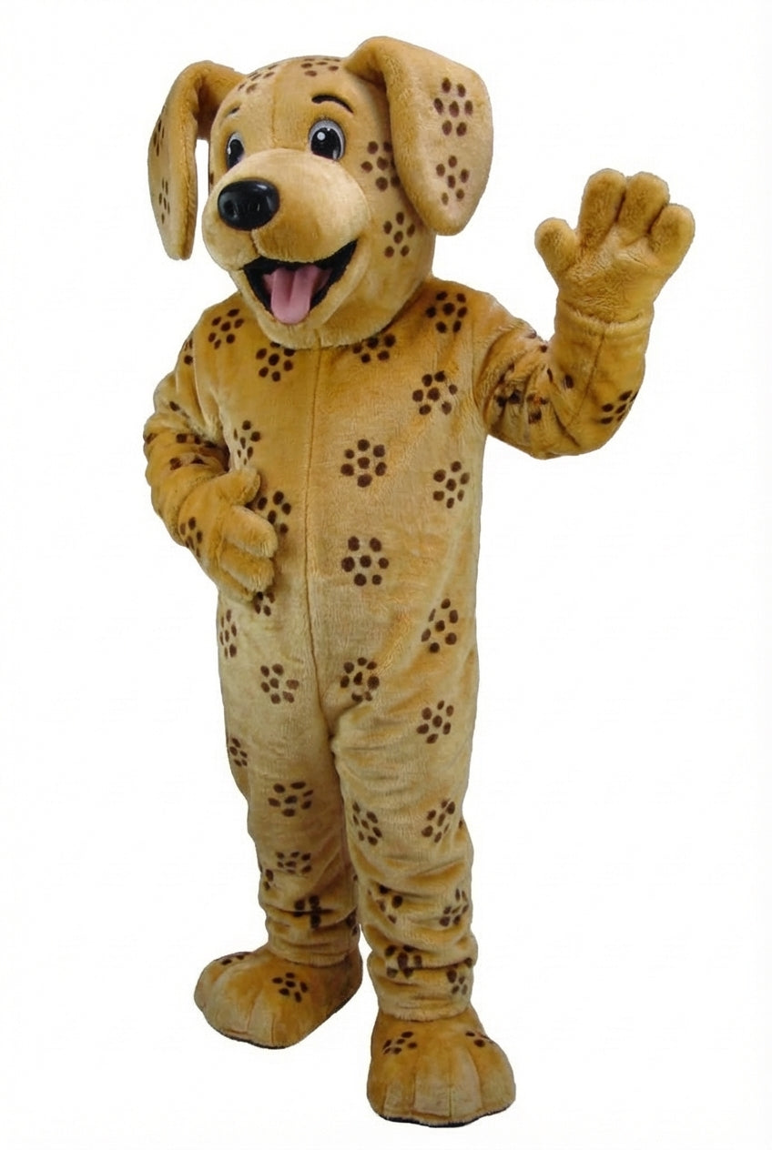 Fido Dog Mascot - Short fur / Leopard mascot costume