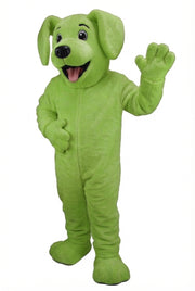 Fido Dog Mascot - Short fur / Lime mascot costume