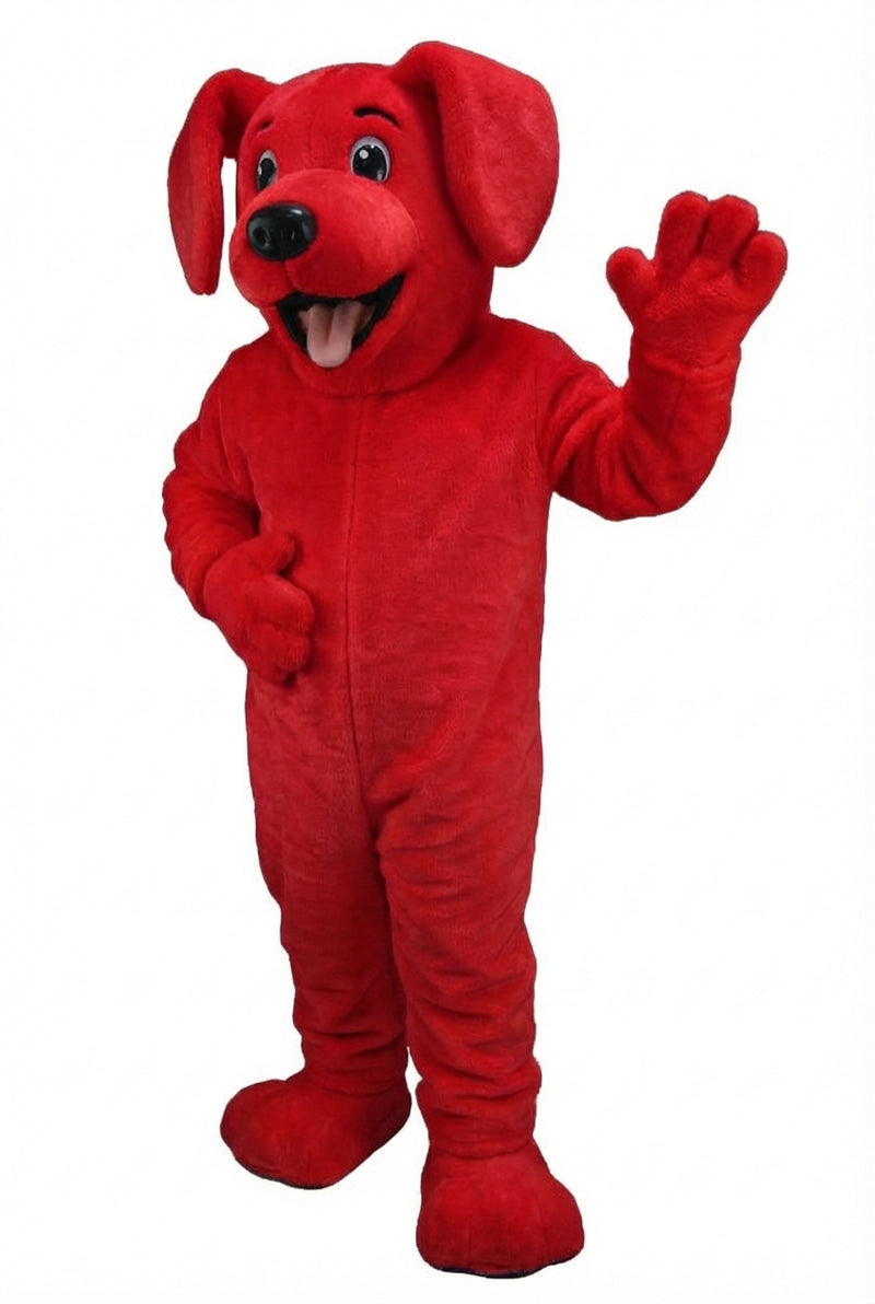 Fido Dog Mascot - Short fur / Red mascot costume