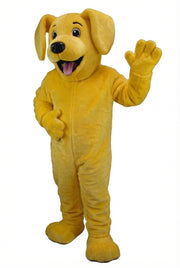 Fido Dog Mascot - Short fur / Yellow mascot costume