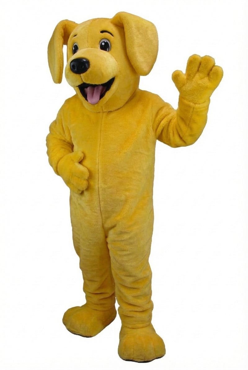 Fido Dog Mascot - Short fur / Yellow mascot costume