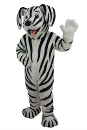 Fido Dog Mascot - Short fur / Zebra mascot costume