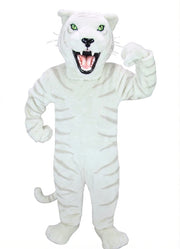 Fierce Black Panther Mascot - Short fur / Albino Tiger mascot costume
