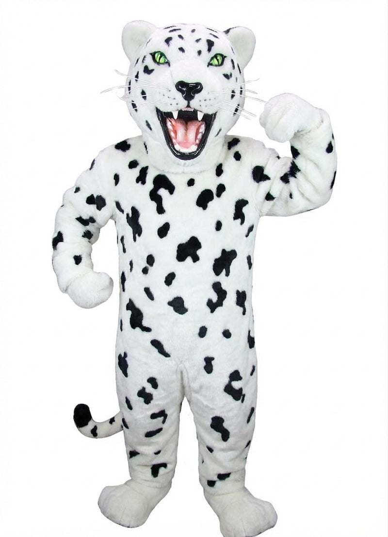 Fierce Black Panther Mascot - Short fur / Dalmatian mascot costume