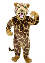 Fierce Black Panther Mascot - Short fur / Giraffe mascot costume