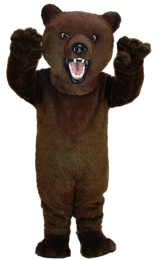 Fierce Grizzly Bear Mascot (Polyfoam) Costume - professional mascot costume from The Mascot Store