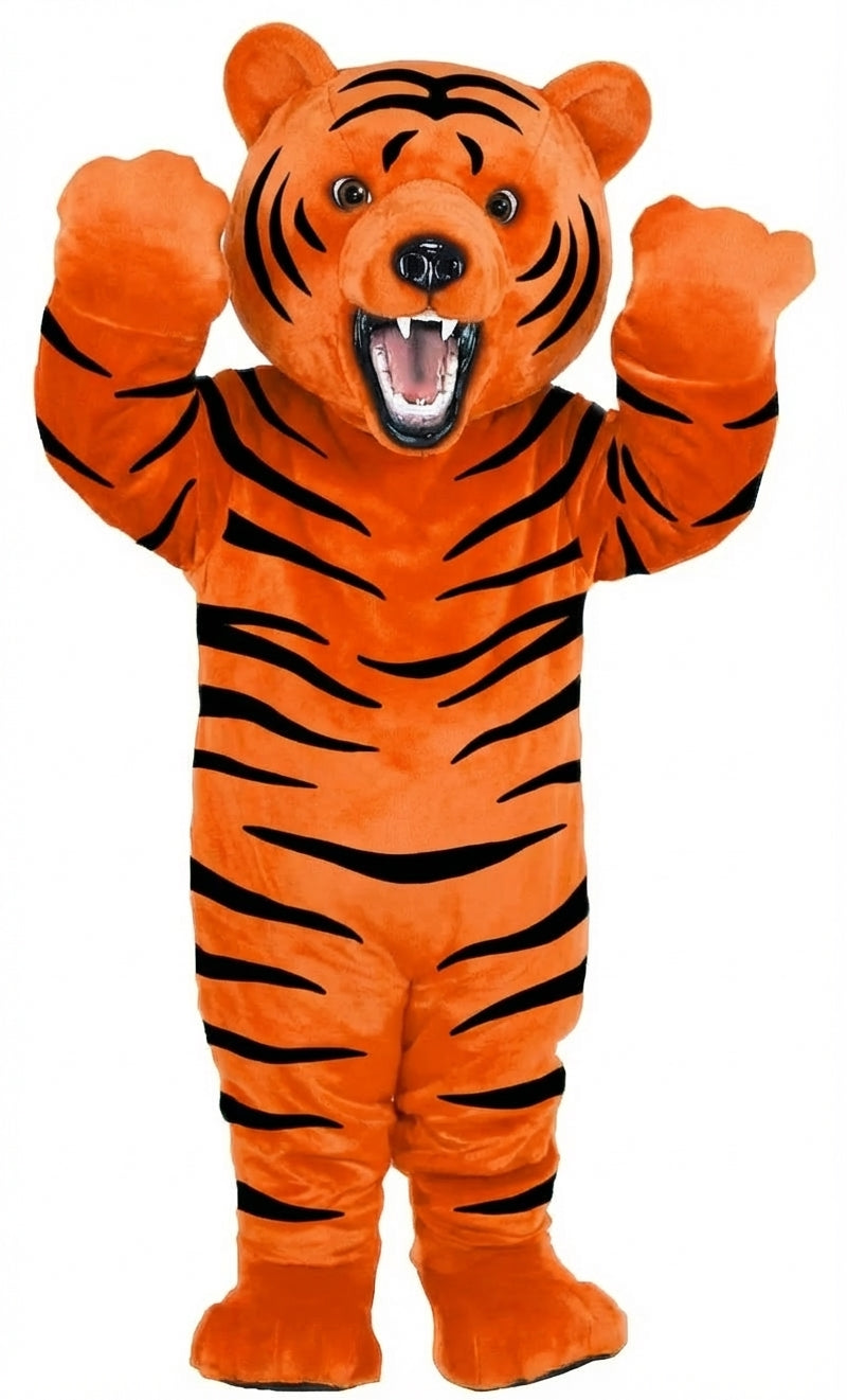 Fierce Grizzly Bear Mascot (Thermolite) - Short fur / Tiger mascot costume