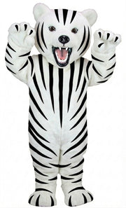 Fierce Grizzly Bear Mascot (Thermolite) - Short fur / Zebra mascot costume