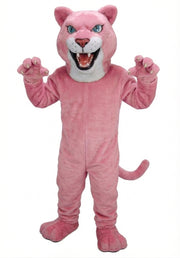 Fierce Leopard Mascot - Short fur / Pink mascot costume