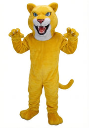 Fierce Leopard Mascot - Short fur / Yellow mascot costume