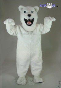 Fierce Polar Bear Mascot