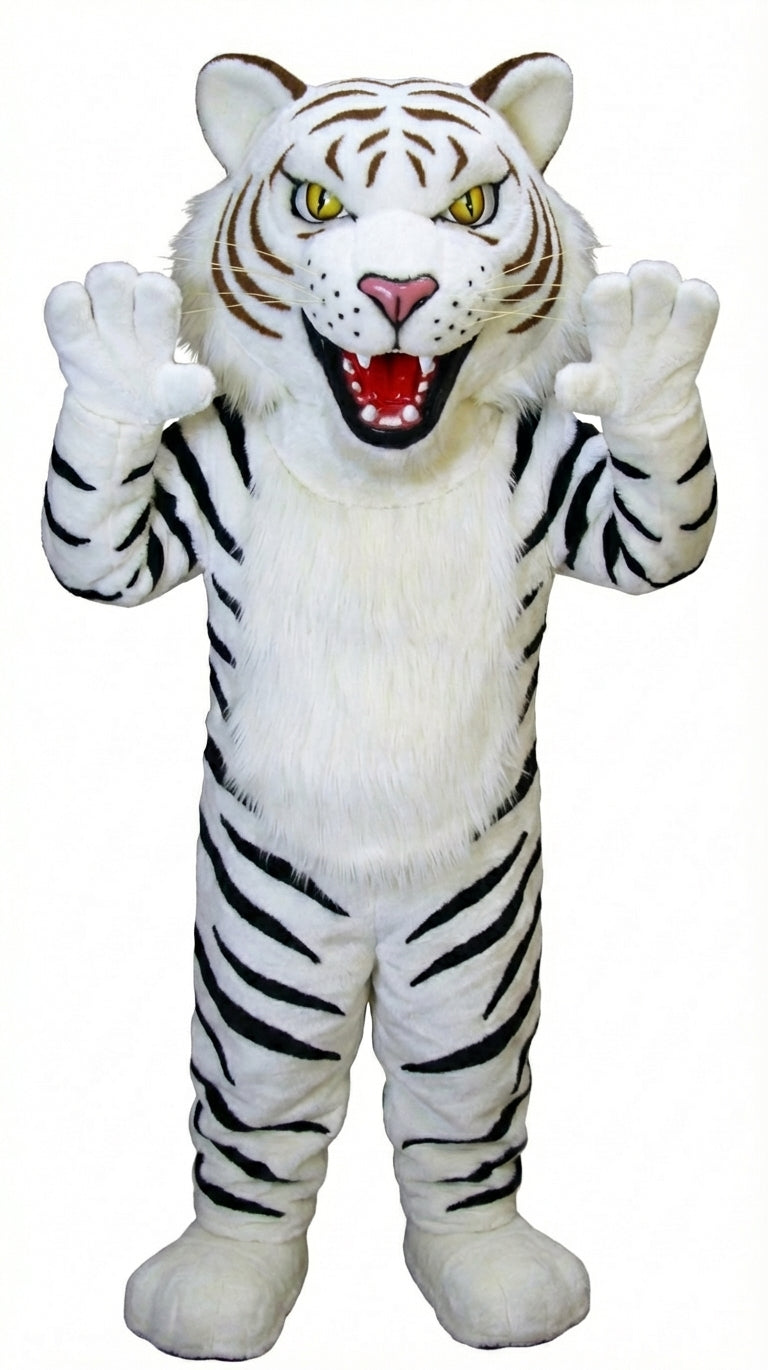 Fierce Wildcat Mascot Costume - Short fur / Zebra mascot costume