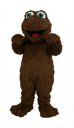 Frog Mascot (Thermolite) - Long fur / Dark Brown mascot costume