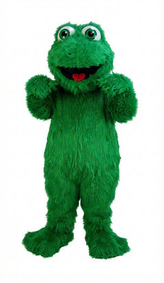 Frog Mascot (Thermolite) - Long fur / Green mascot costume