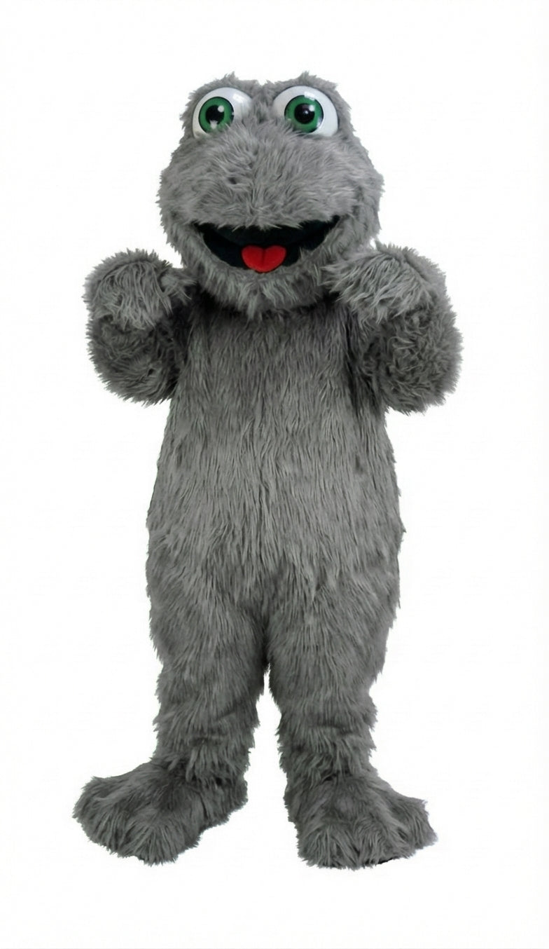 Frog Mascot (Thermolite) - Long fur / Grey mascot costume