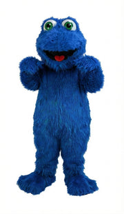 Frog Mascot (Thermolite) - Long fur / Royal Blue mascot costume