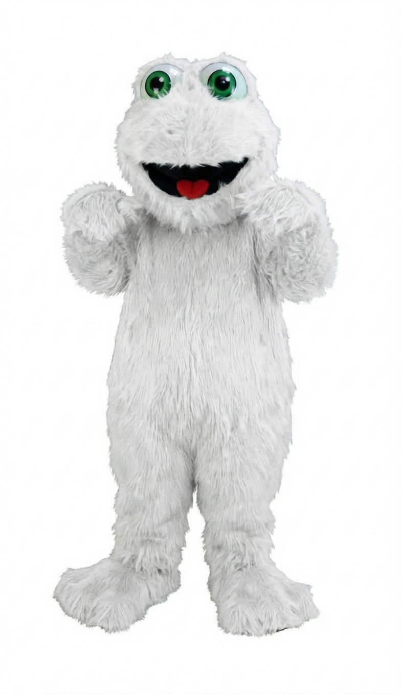 Frog Mascot (Thermolite) - Long fur / White mascot costume