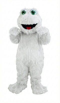 Frog Mascot (Thermolite) - Long fur / White mascot costume