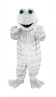 Frog Mascot (Thermolite) - Short fur / Albino Tiger mascot costume