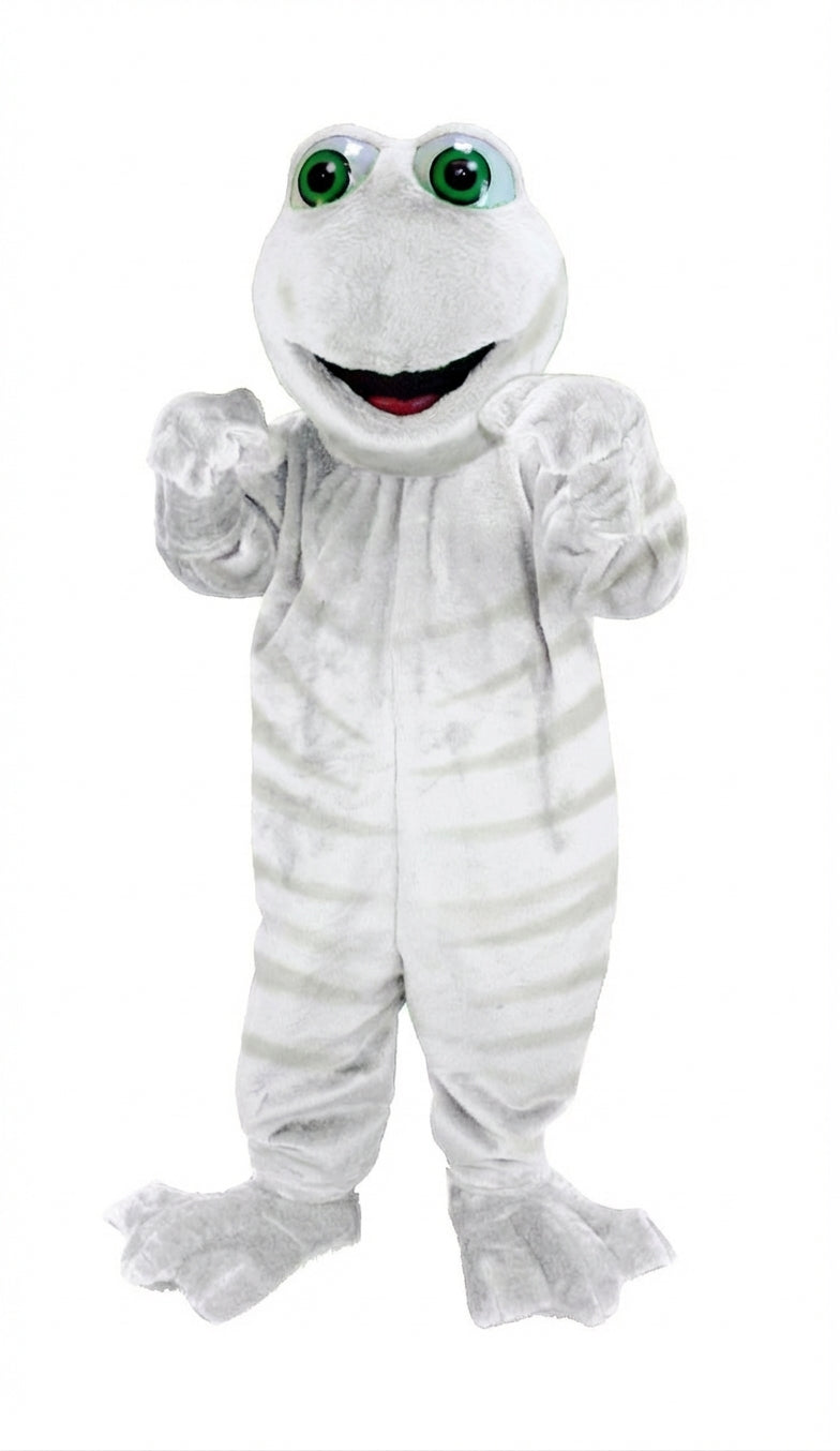 Frog Mascot (Thermolite) - Short fur / Albino Tiger mascot costume