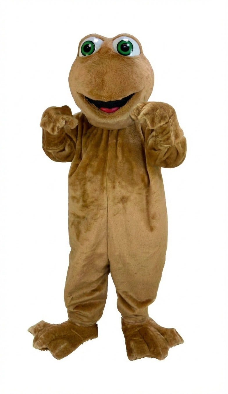 Frog Mascot (Thermolite) - Short fur / Light Brown mascot costume