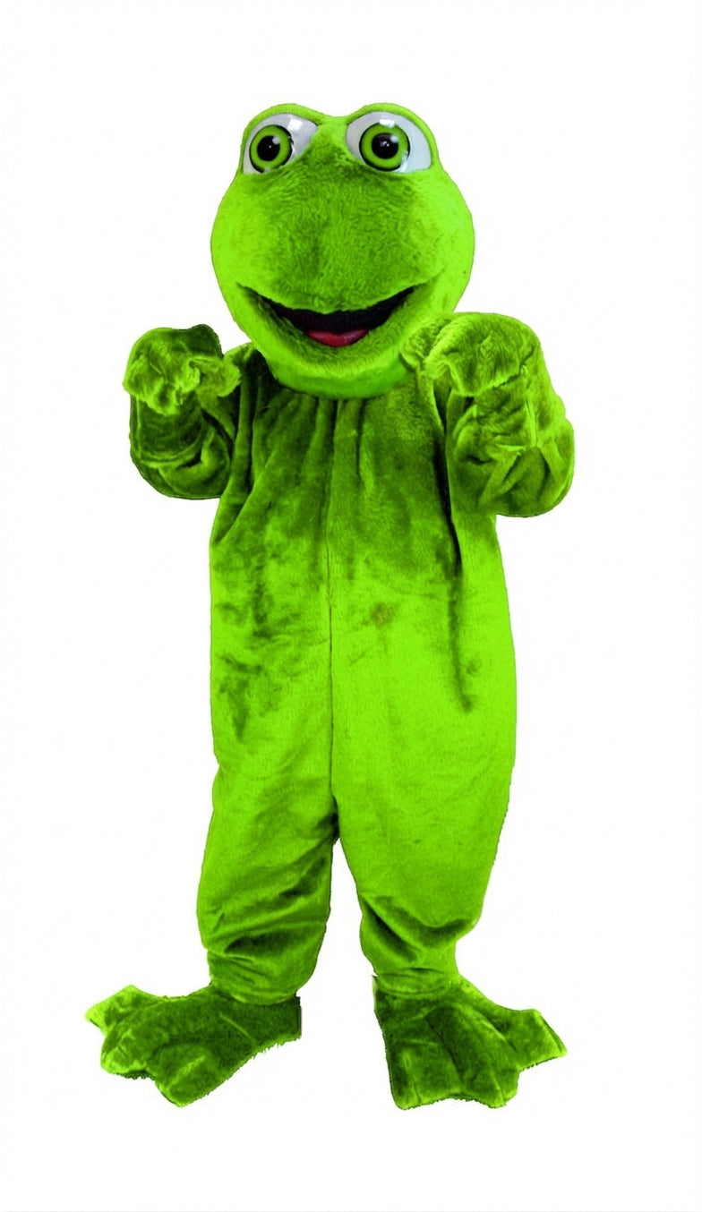 Frog Mascot (Thermolite) - Short fur / Lime mascot costume