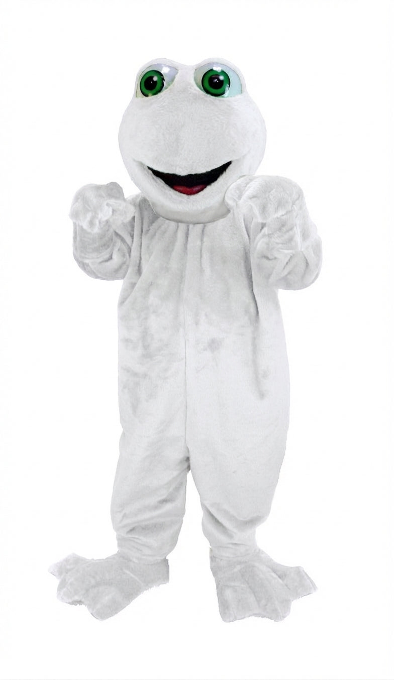 Frog Mascot (Thermolite) - Short fur / White mascot costume