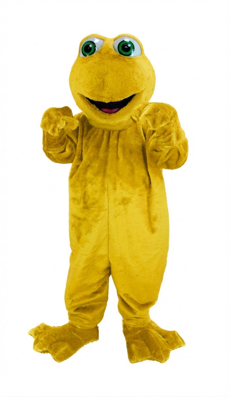 Frog Mascot (Thermolite) - Short fur / Yellow mascot costume