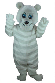 Frosty Polar Bear Mascot - Short fur / Albino Tiger mascot costume
