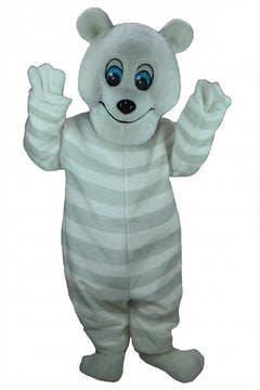 Frosty Polar Bear Mascot - Short fur / Albino Tiger mascot costume