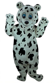 Frosty Polar Bear Mascot - Short fur / Dalmatian mascot costume