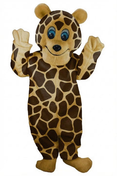 Frosty Polar Bear Mascot - Short fur / Giraffe mascot costume