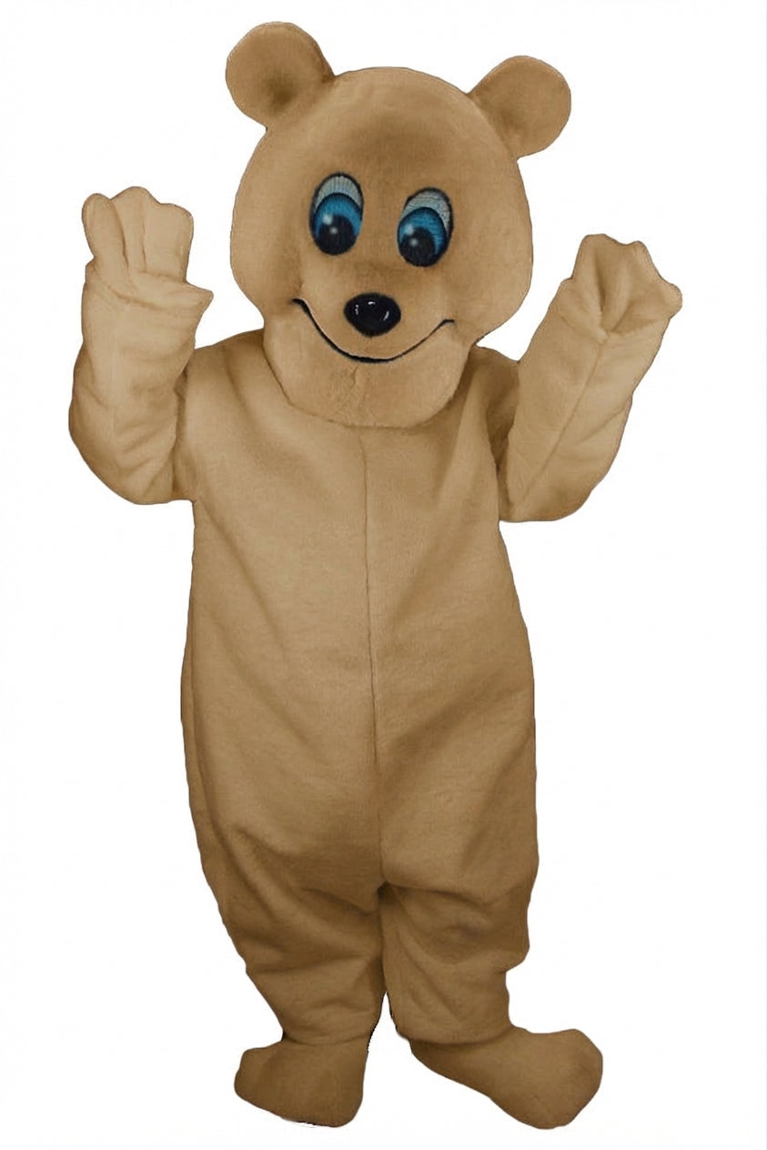 Frosty Polar Bear Mascot - Short fur / Light Brown mascot costume