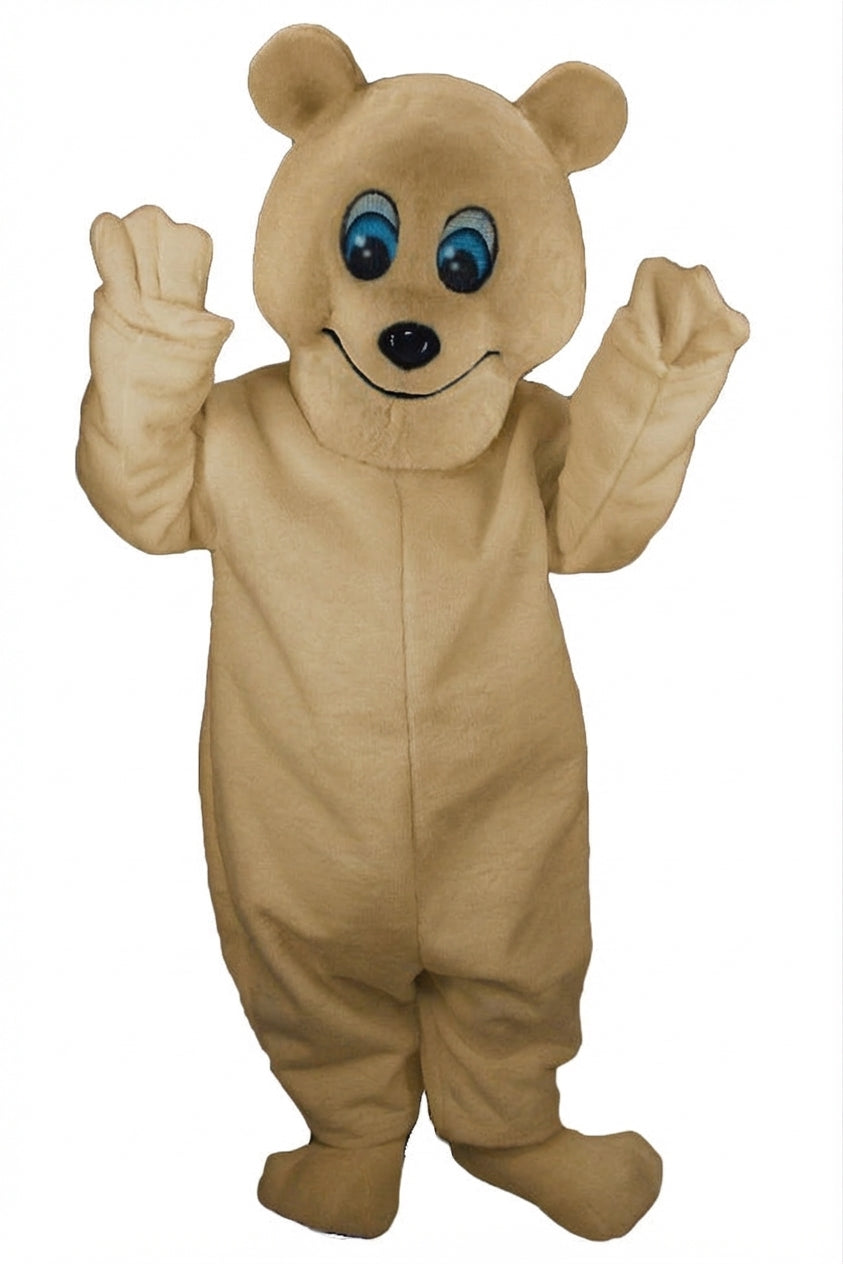 Frosty Polar Bear Mascot - Short fur / Tan mascot costume