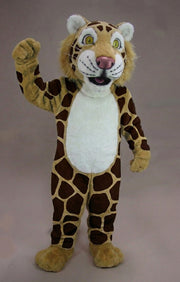 Funny Tiger Mascot - Short fur / Giraffe mascot costume