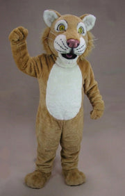Funny Tiger Mascot - Short fur / Light Brown mascot costume