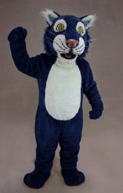 Funny Tiger Mascot - Short fur / Navy Blue mascot costume