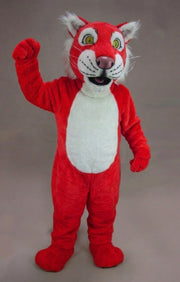 Funny Tiger Mascot - Short fur / Red mascot costume