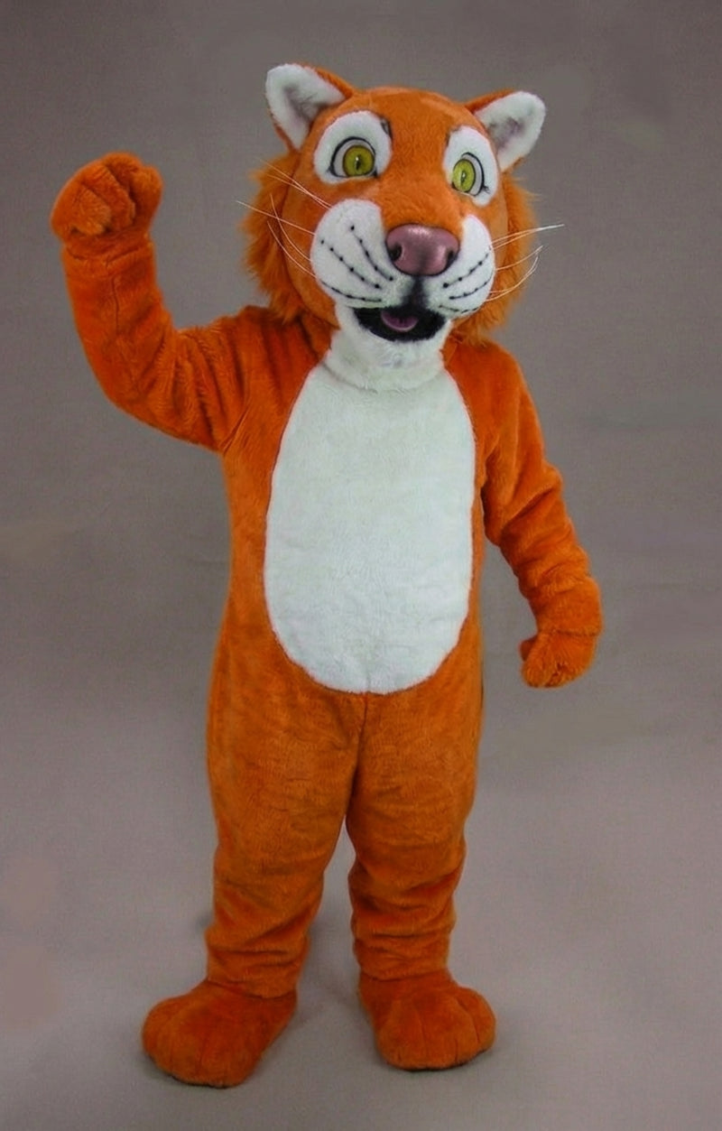 Funny Tiger Mascot - Short fur / Tiger Orange mascot costume