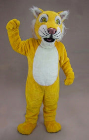 Funny Tiger Mascot - Short fur / Yellow mascot costume