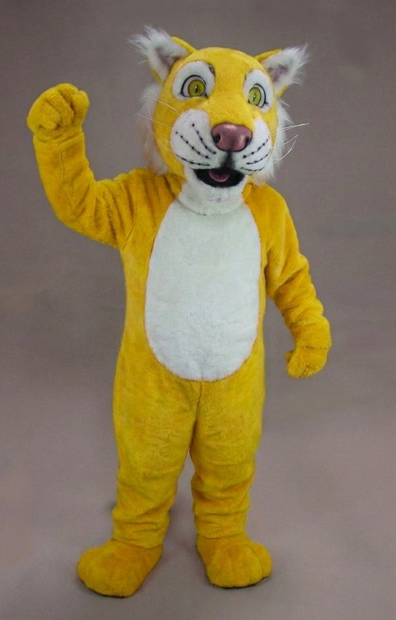 Funny Tiger Mascot - Short fur / Yellow mascot costume