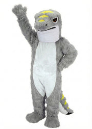 Gecko Mascot (Thermolite) - Long fur / Grey mascot costume