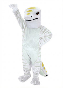 Gecko Mascot (Thermolite) - Short fur / Albino Tiger mascot costume