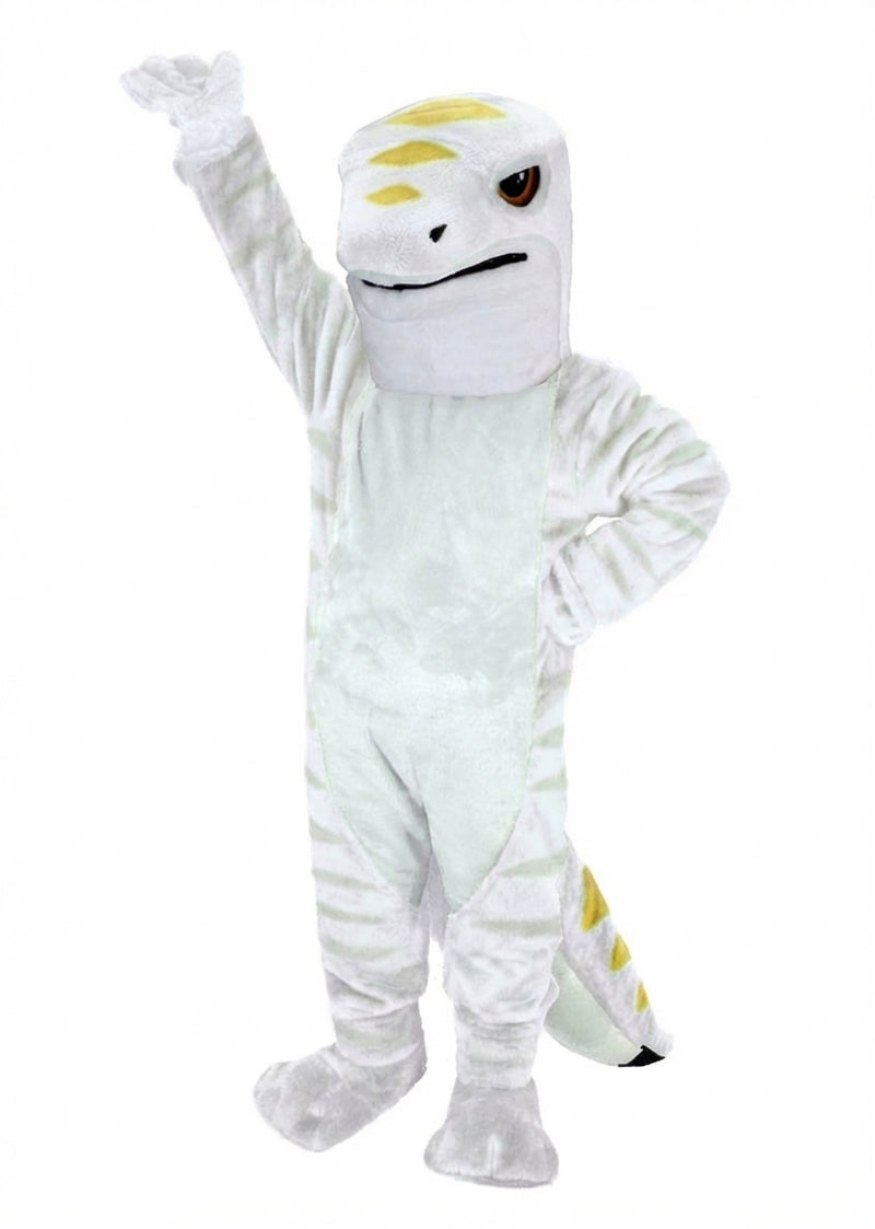 Gecko Mascot (Thermolite) - Short fur / Albino Tiger mascot costume